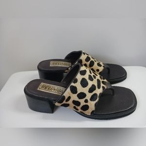 Kenneth Cole Reaction Leopard Sandals